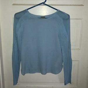 Blue Zara blouse
